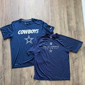 2 Men’s Dallas Cowboy Dri-fit Shirts